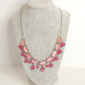 NY & Company Pink Beaded Adjustable Necklace